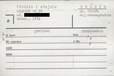stodoła i stajnia, zagroda, skan 1