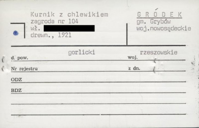 kurnik z chlewikiem, zagroda, skan 1