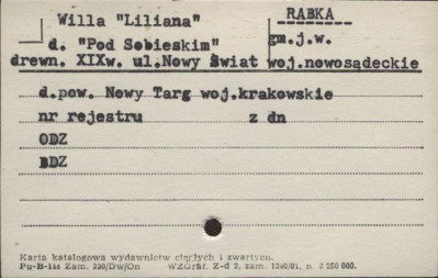 willa Liliana, d. Pod Sobieskim, skan 1