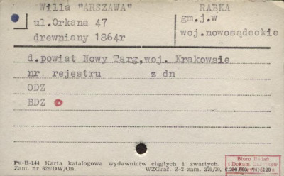 willa Warszawianka, skan 1