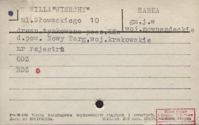 willa Wierchy, skan 1