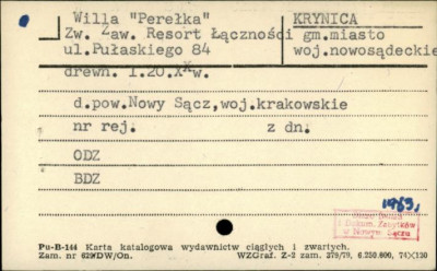 willa Perełka, skan 1
