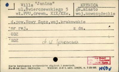 willa Janina, skan 1