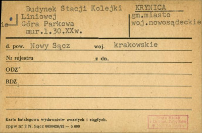 budynek stacji kolejki linowej, skan 1