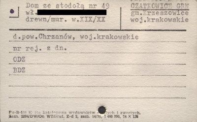 dom ze stodołą, skan 1