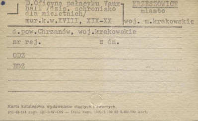 oficyna dzis. schronisko dla nieletnich, skan 1