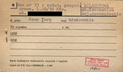 dom z zabudową gospodarczą, skan 1
