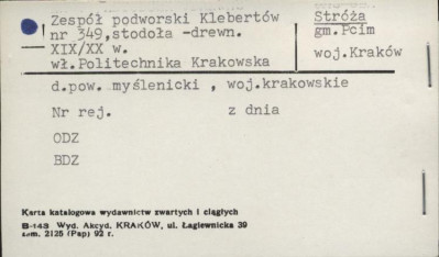 stodoła - zespół podworski Klebertów, skan 1