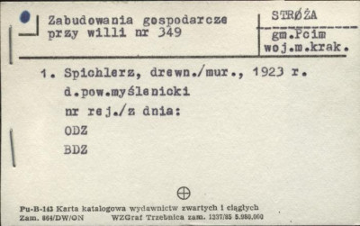 spichlerz - zabudowania gospodarcze, skan 1