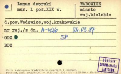 lamus dworski, skan 1