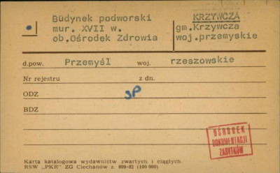 budynek podworski ob. ośrodek zdrowia, skan 1