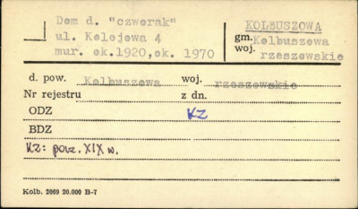 czworak, ob. budynek mieszkalny, skan 1