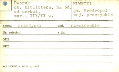 dwór, ob. biblioteka, skan 1