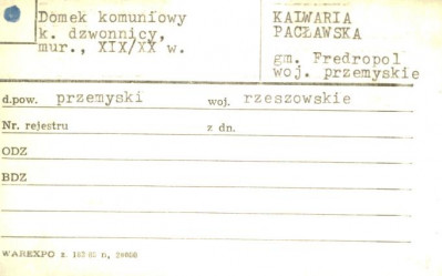 domek komuniowy, skan 1