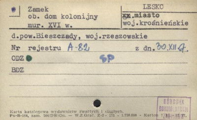zamek, ob. dom kolonijny, skan 1