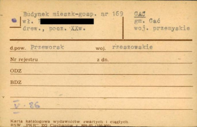budynek mieszkalno-gospodarczy, skan 1