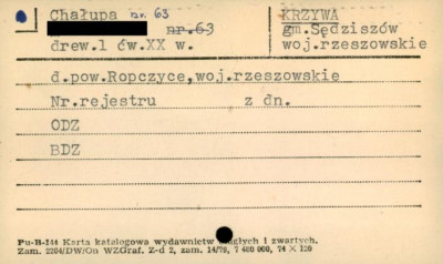 chałupa, skan 1