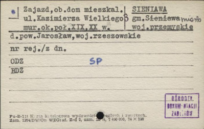 zajazd, ob. dom mieszkalny, skan 1