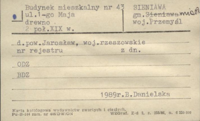 budynek mieszkalny, skan 1