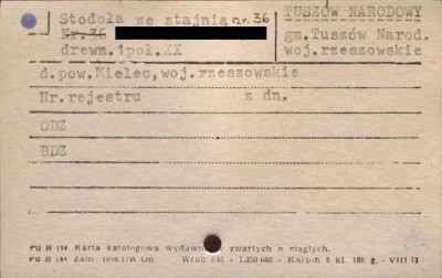 stodoła ze stajnią, skan 1