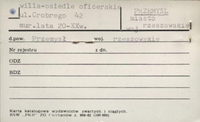 willa - osiedle oficerskie, skan 1