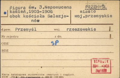 figurka św. J. Nepomucena, skan 1