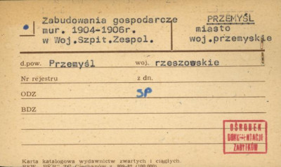 zabudowania gospodarcze w Woj. Szpit. Zespol., skan 1
