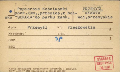 popiersie Kościuszki, skan 1
