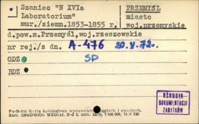 szaniec N XVIa Laboratorium, skan 1