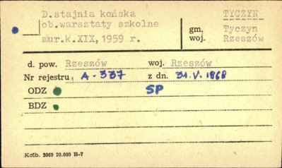 stajnia końska ob. warsztaty szkolne, skan 1