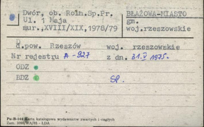 dwór, ob. roln. sp. pr., skan 1