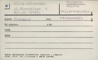 willa oficerska, skan 1