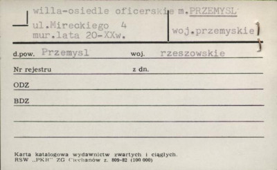 willa - osiedle oficerskie, skan 1