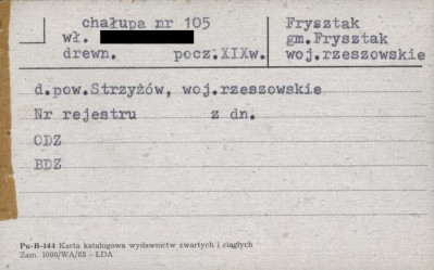 chałupa, skan 1