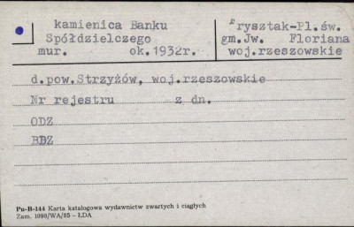kamienica Banku Spółdzielczego, skan 1