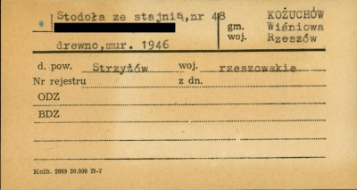 stodoła ze stajnią, skan 1