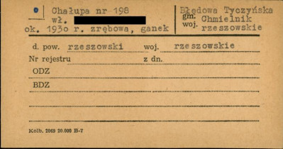 chałupa, skan 1