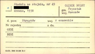stodoła ze stajnią, skan 1