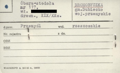 obora - stodoła, skan 1