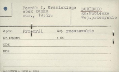 pomnik Ignacego Krasickiego, skan 1