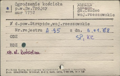 ogrodzenie kościoła p. w. św. Trójcy, skan 1