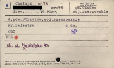 chałupa, skan 1