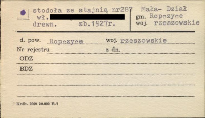 stodoła ze stajnią, skan 1