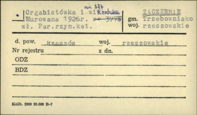 organistówka i wikarówka, skan 1