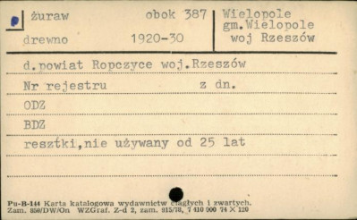 żuraw studzienny, skan 1