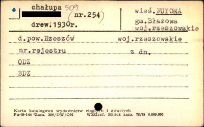 chałupa, skan 1