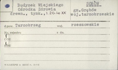 budynek wiejskiego ośrodka zdrowia, skan 1