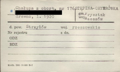 chałupa z oborą, skan 1
