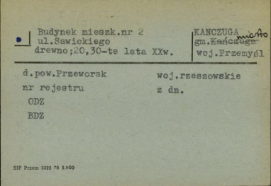 budynek mieszkalny, skan 1