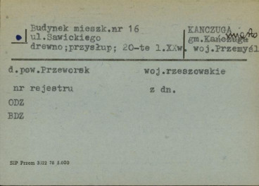 budynek mieszkalny, skan 1